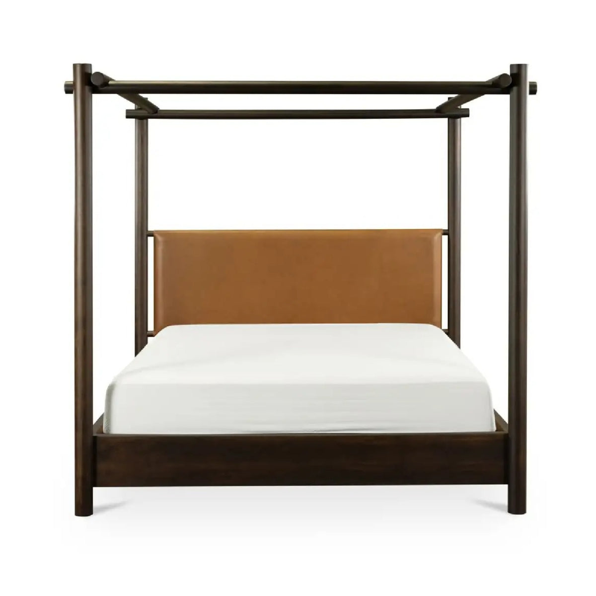 Solid Acacia Canopy Bed | Novi Living Devin