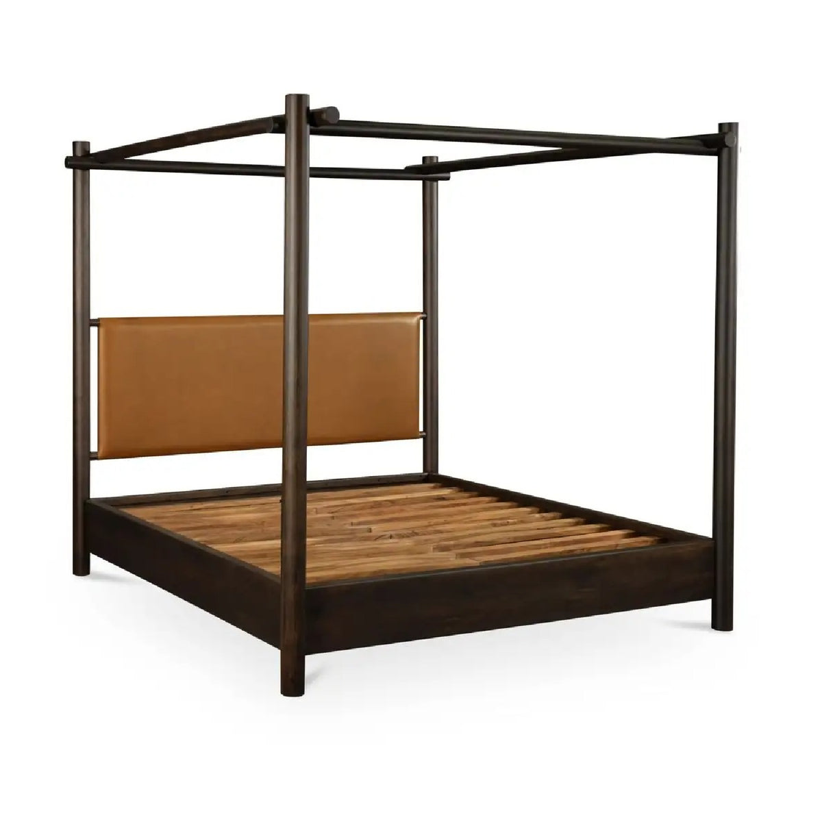 Solid Acacia Canopy Bed | Novi Living Devin