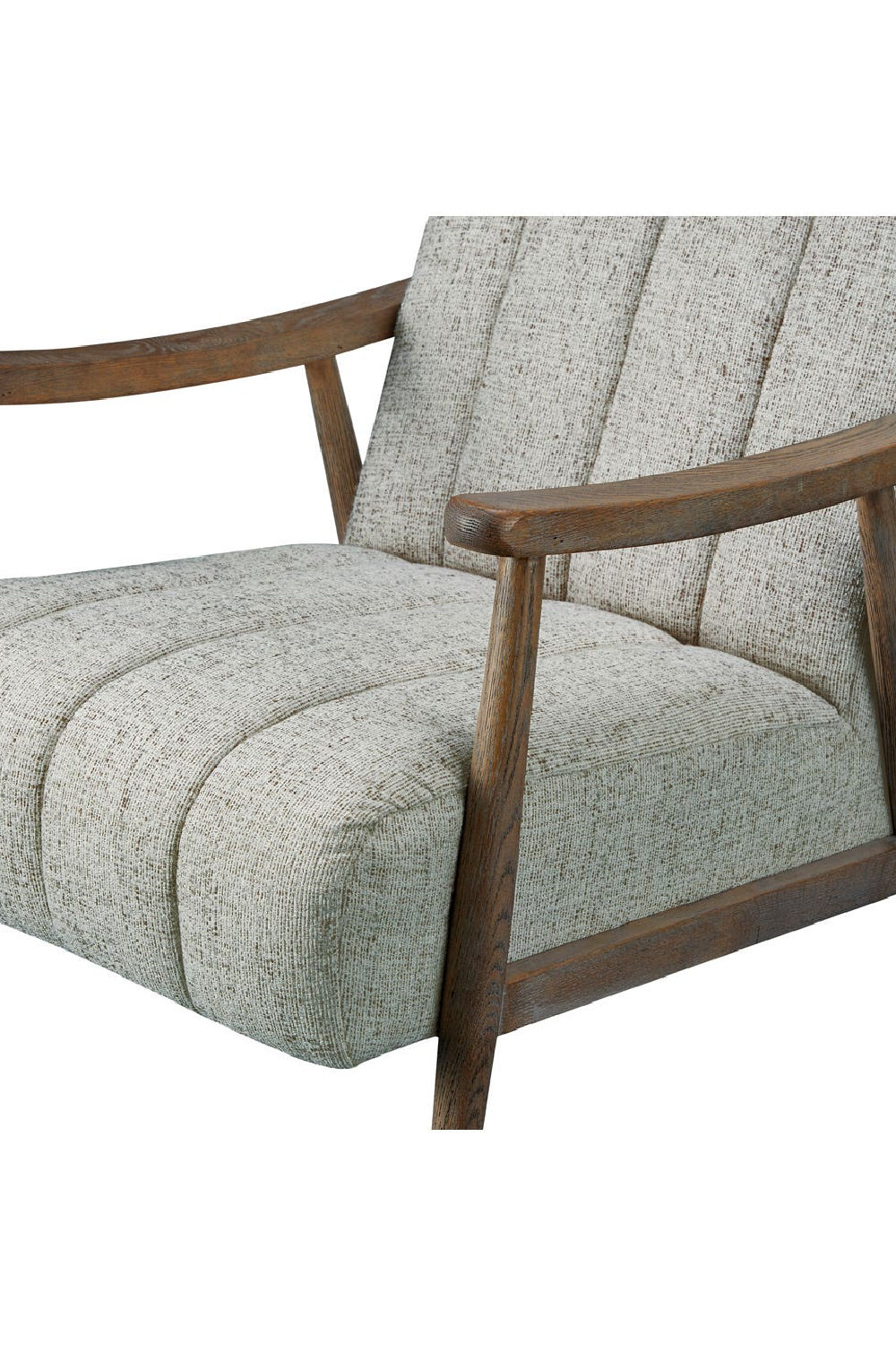 Modern European furniture - Beige Channeled Accent Chair - www.oroa.com