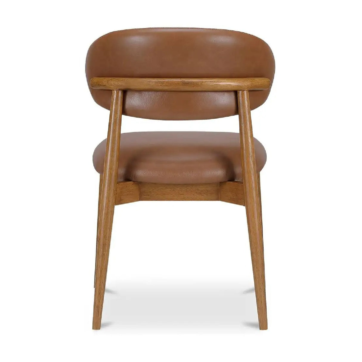 Modern European furniture - Brown Leather Dining Chair - www.oroa.com