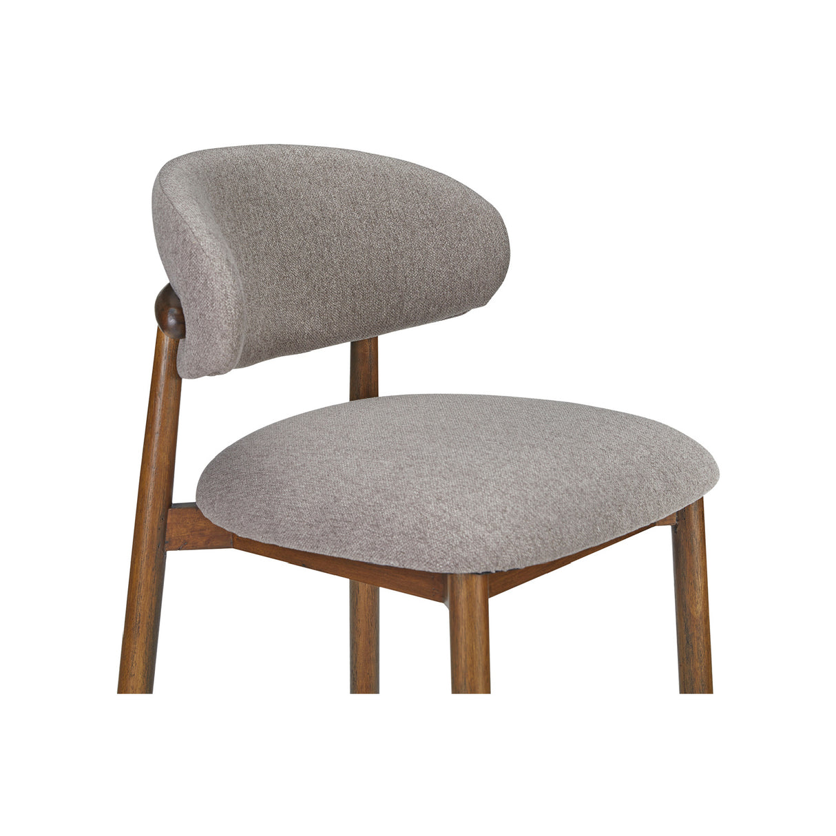 Modern European furniture - Curved Back Padded Dining Chair - www.oroa.com | Oroa.com
