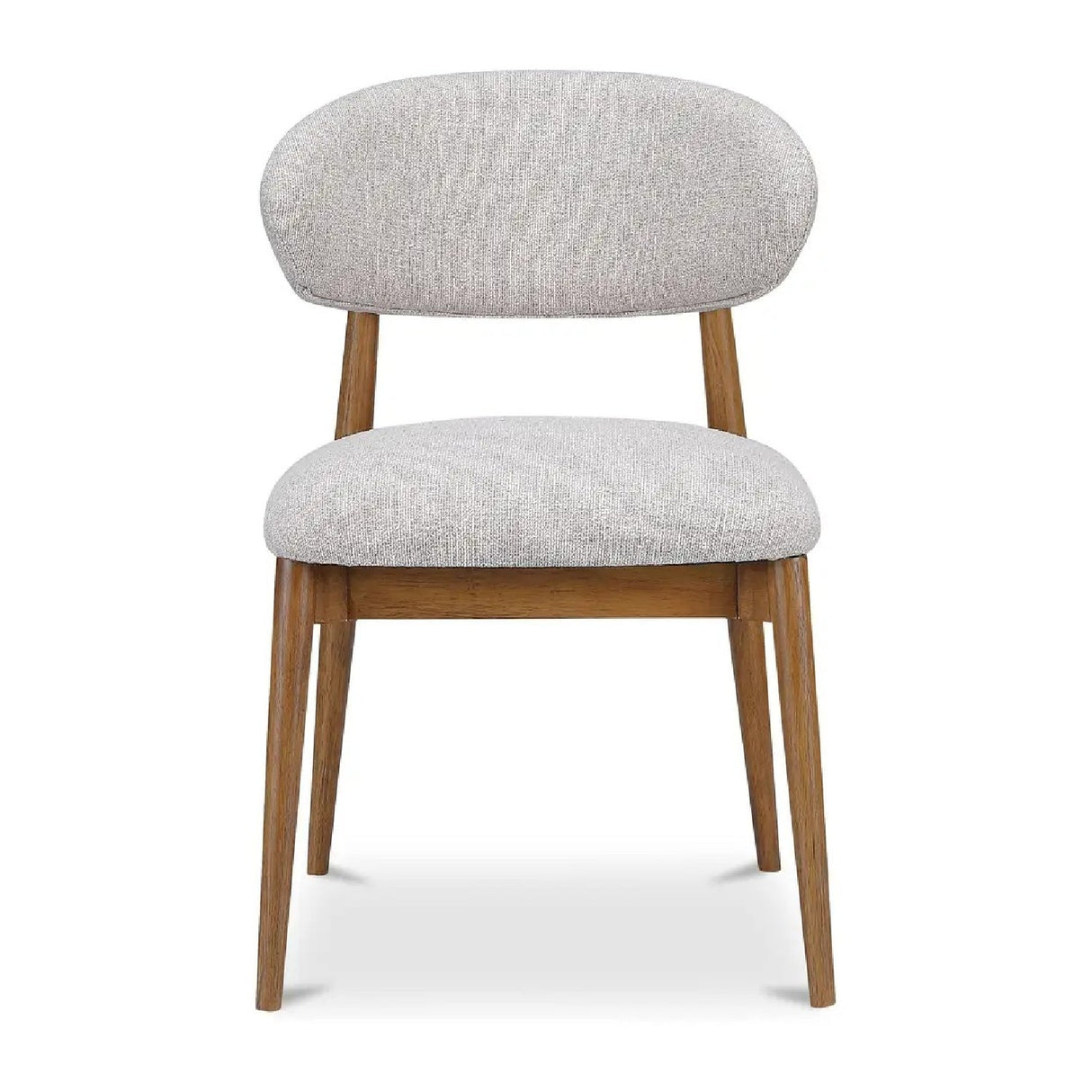 Modern European furniture - White Padded Dining Chair - www.oroa.com