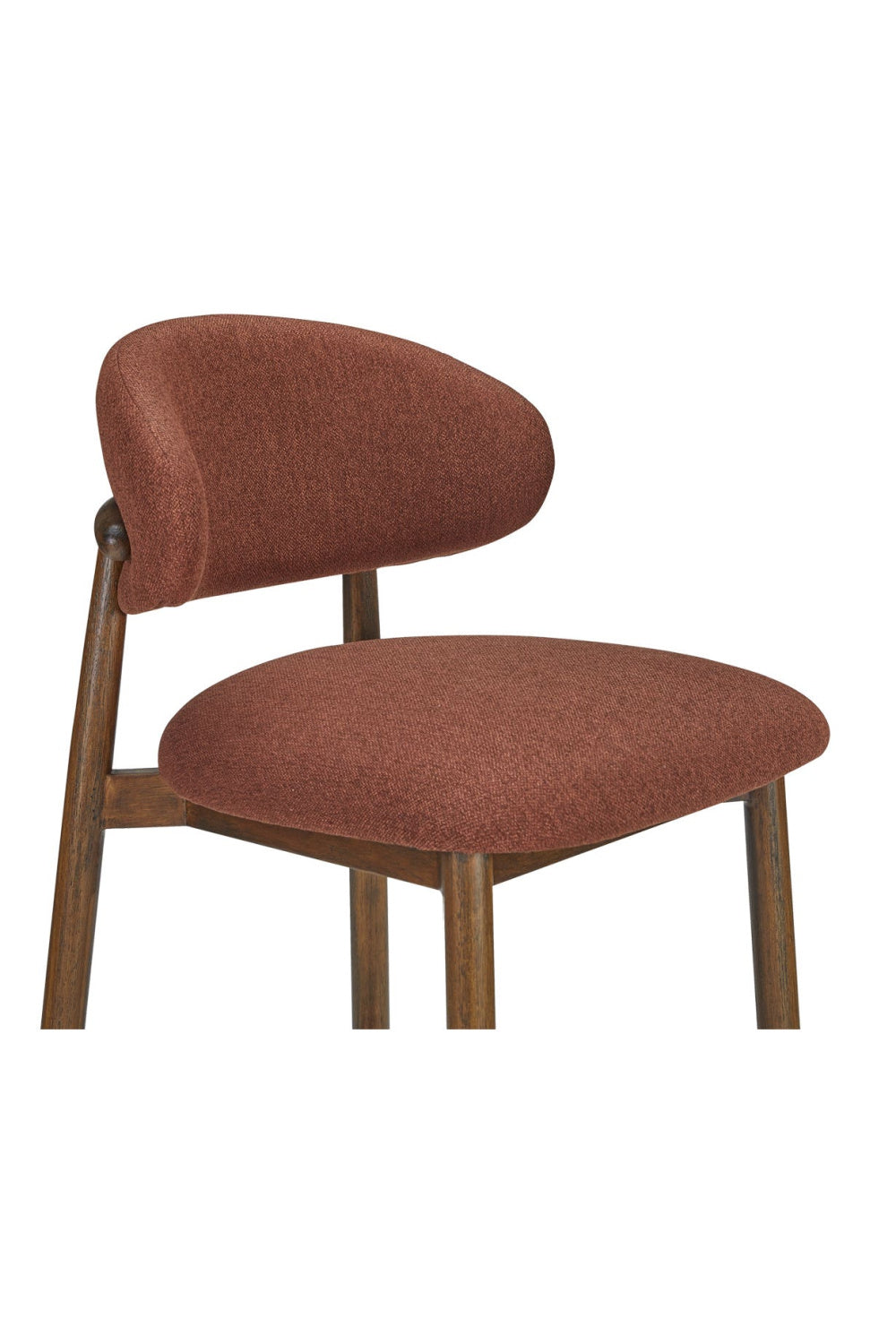 Rubberwood Framed Counter Stool | Novi Living Ellie | Oroa.com