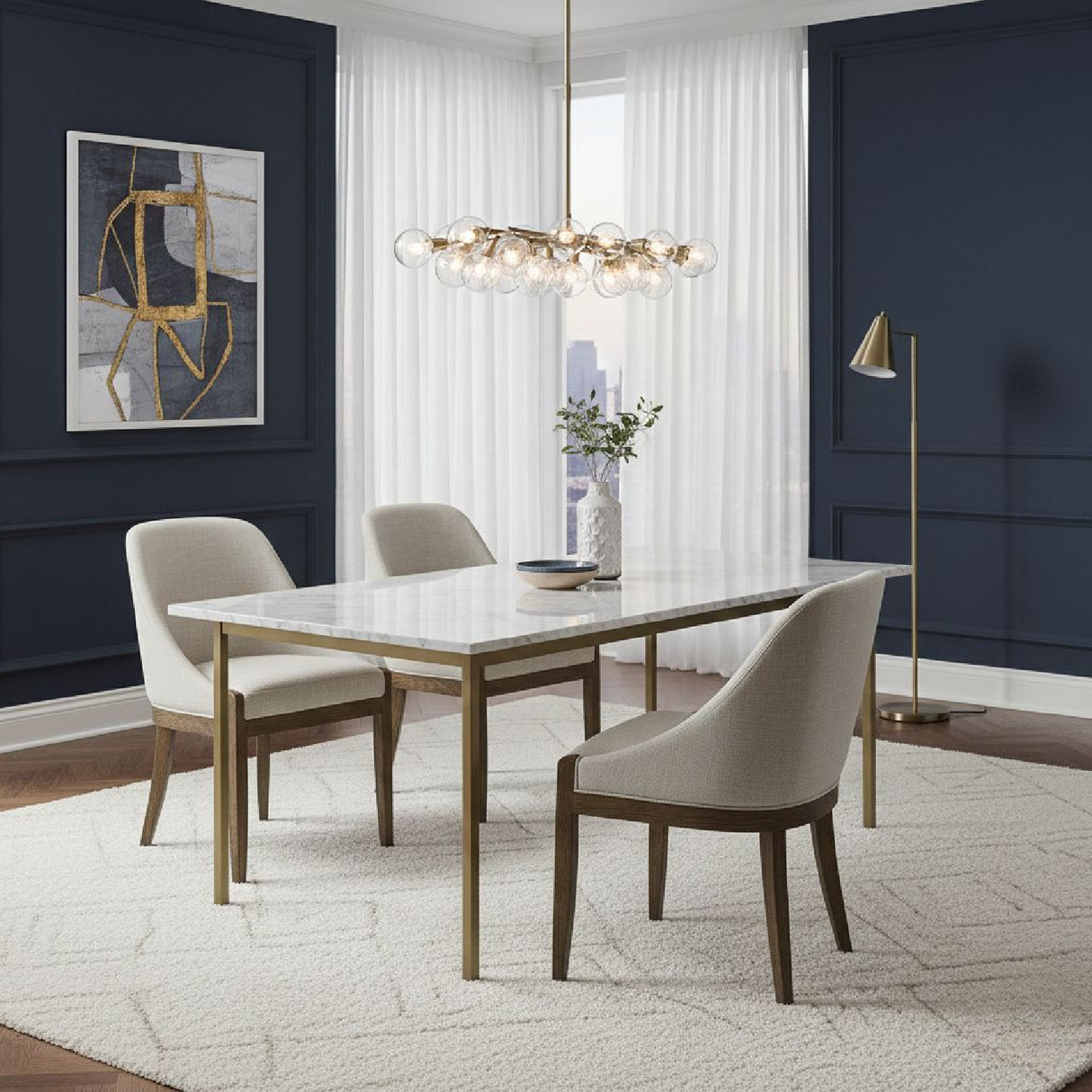 Modern European furniture - Oak Framed Upholstered Dining Chair - www.oroa.com | Oroa.com