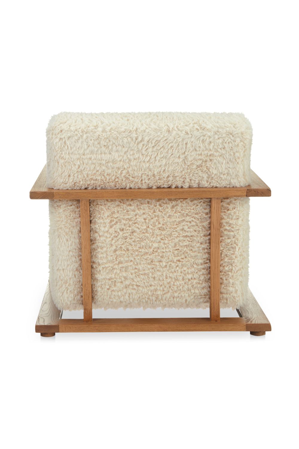 Modern European furniture - Oak Framed Lounge Chair - www.oroa.com