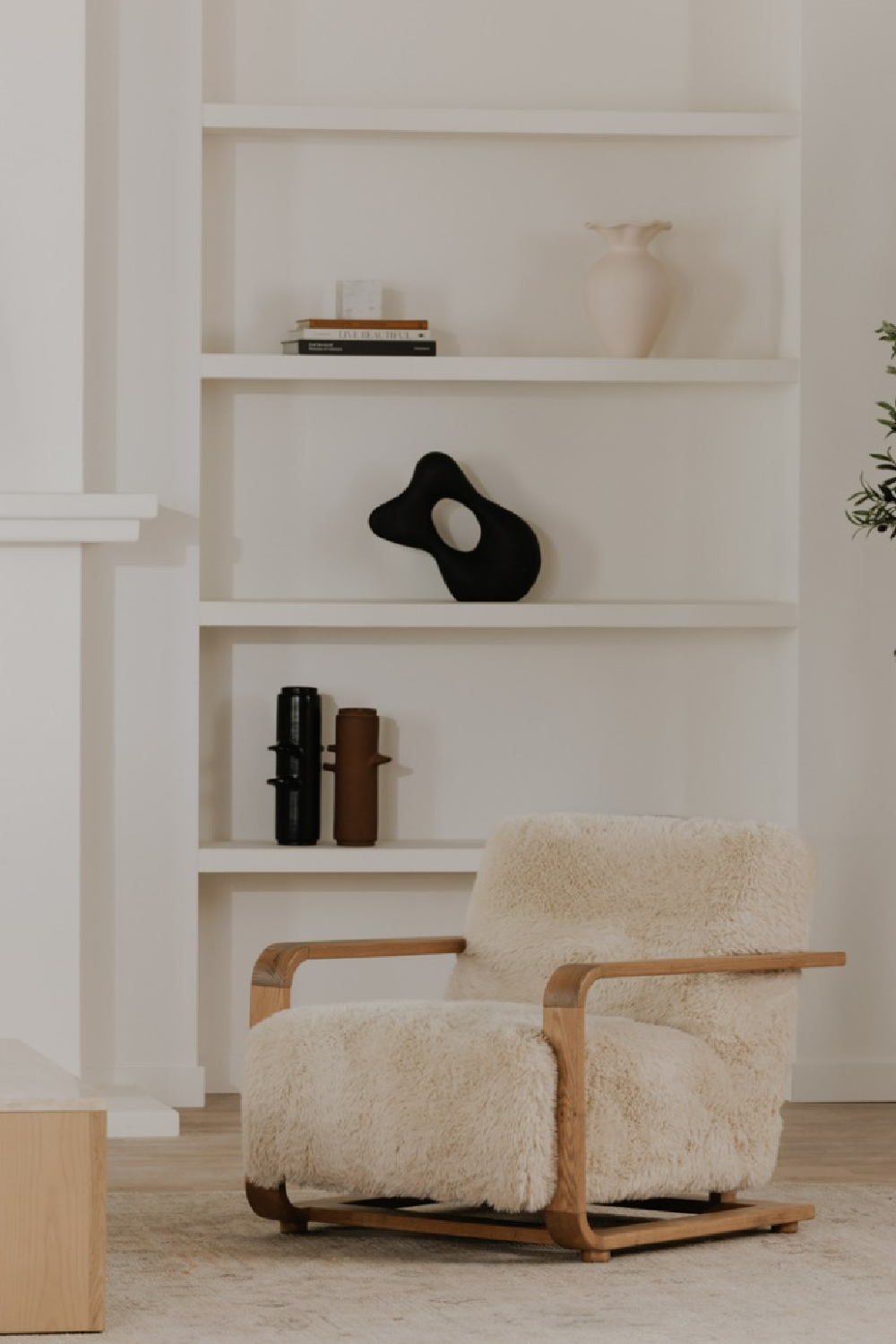 Modern European furniture - Oak Framed Lounge Chair - www.oroa.com