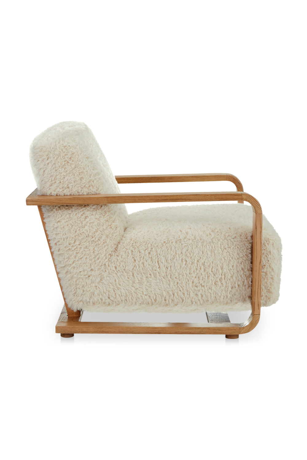 Modern European furniture - Oak Framed Lounge Chair - www.oroa.com