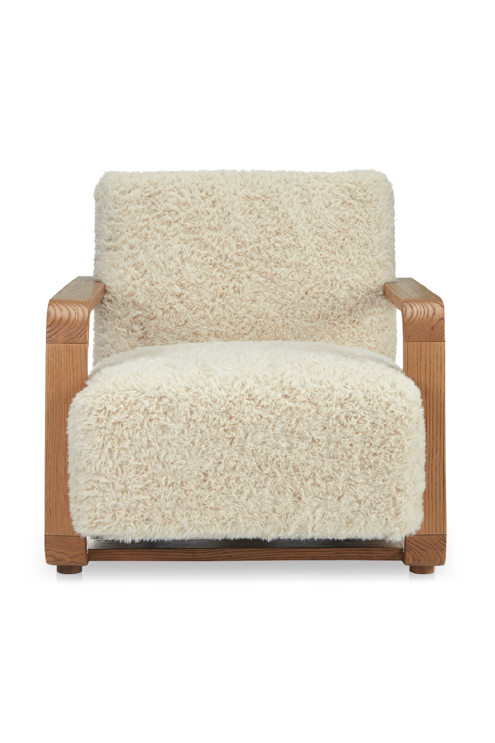 Modern European furniture - Oak Framed Lounge Chair - www.oroa.com