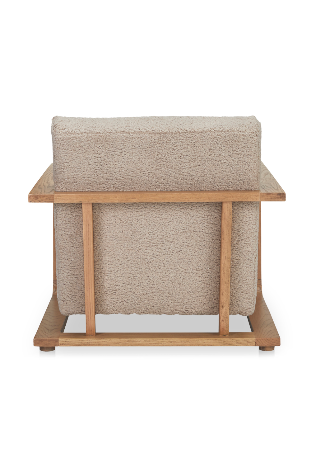 Modern European furniture - Oak Framed Lounge Chair - www.oroa.com