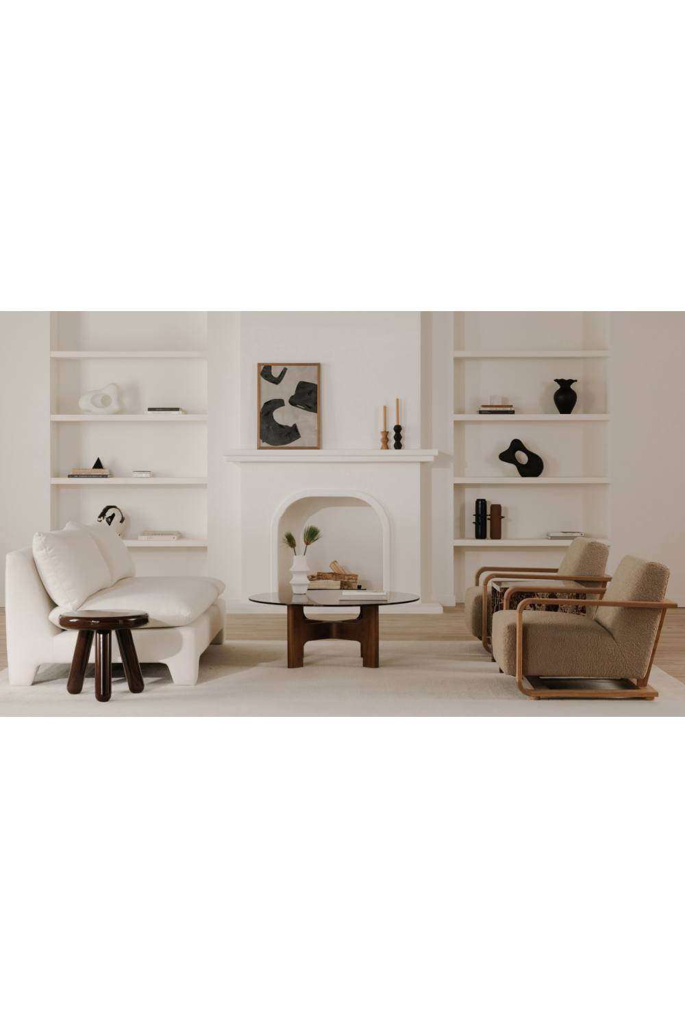 Modern European furniture - Oak Framed Lounge Chair - www.oroa.com