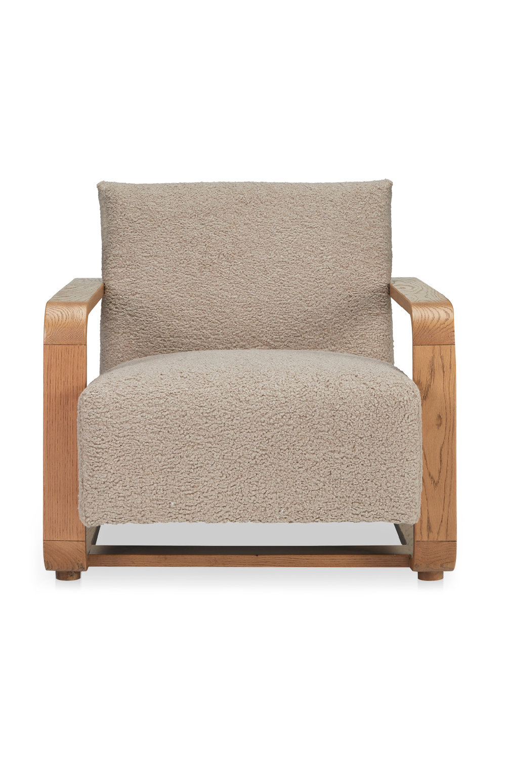 Oak Framed Lounge Chair | Novi Living Eckersley