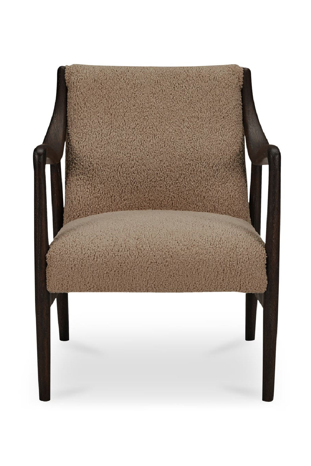 Modern European furniture - Beige Shearling Accent Chair - www.oroa.com