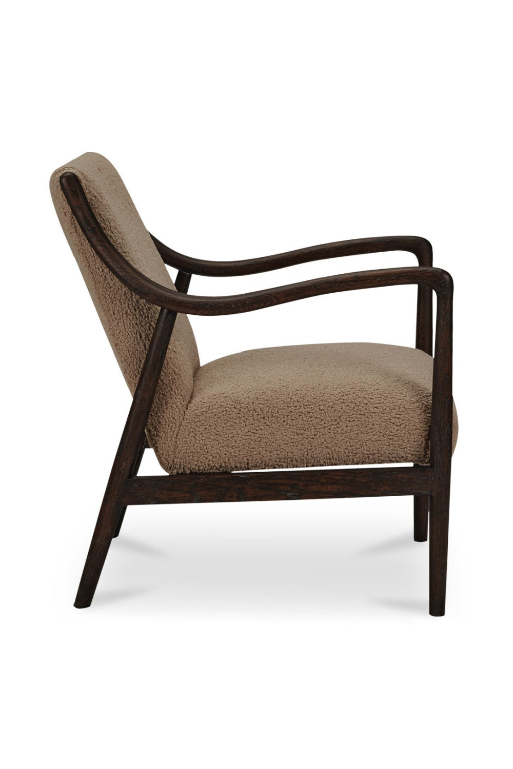 Modern European furniture - Beige Shearling Accent Chair - www.oroa.com