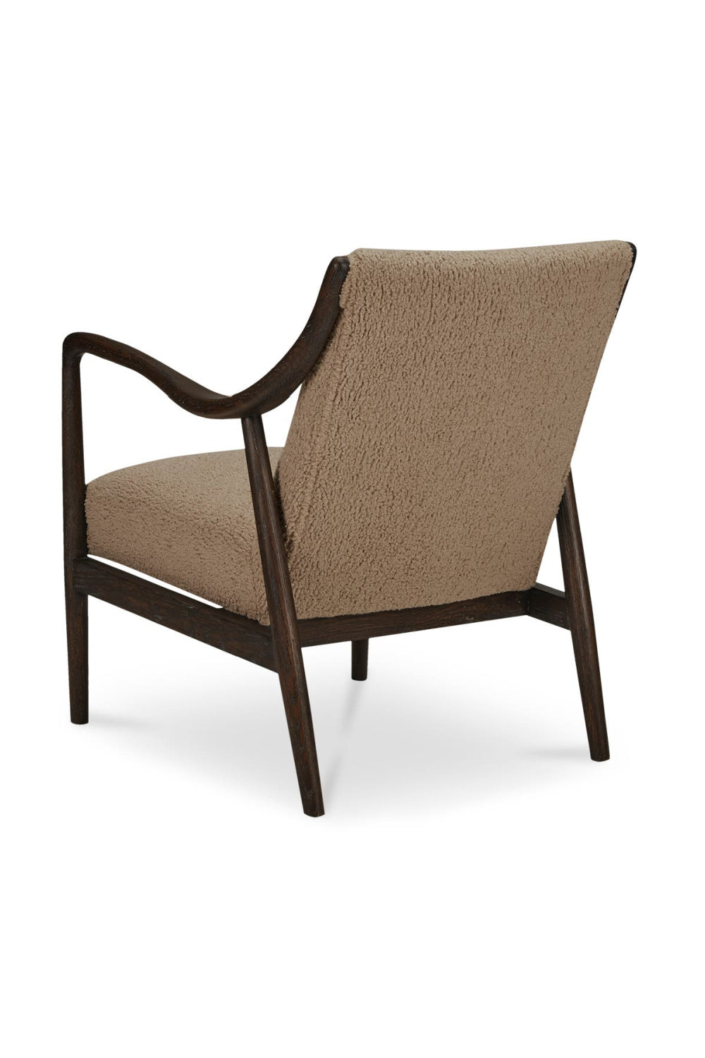 Modern European furniture - Beige Shearling Accent Chair - www.oroa.com
