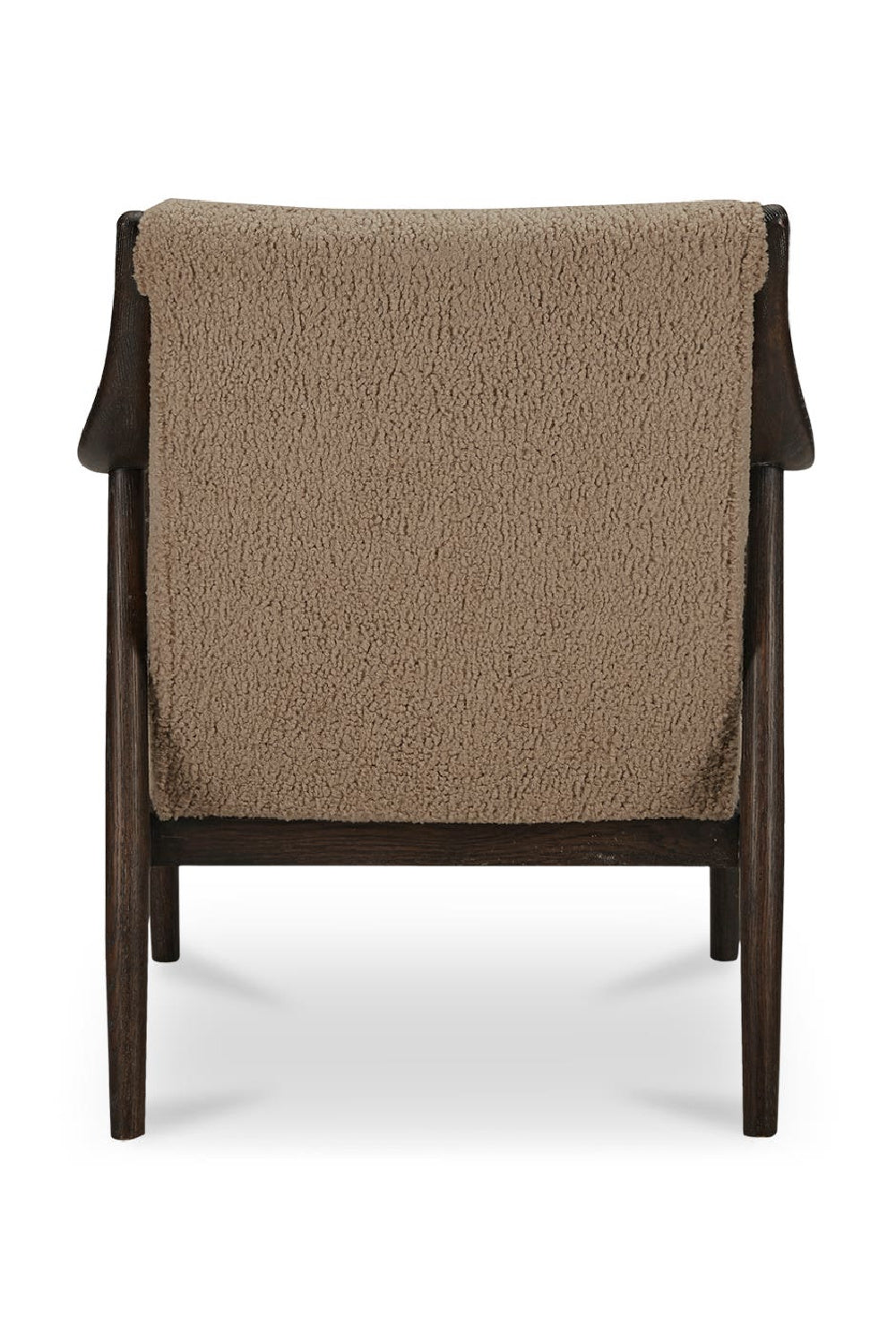 Modern European furniture - Beige Shearling Accent Chair - www.oroa.com