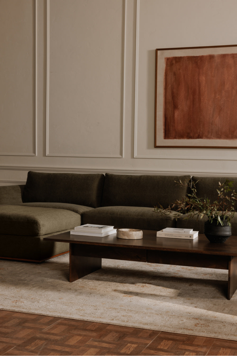 Modern European furniture - Left-Armed Corner Chair - www.oroa.com