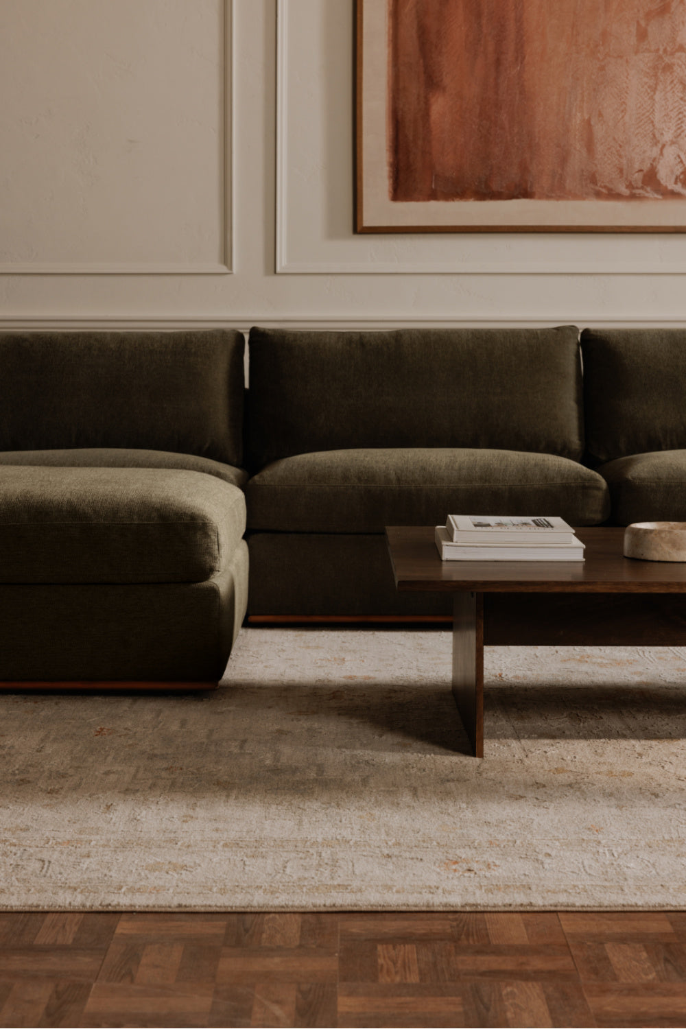Modern European furniture - Left-Armed Corner Chair - www.oroa.com