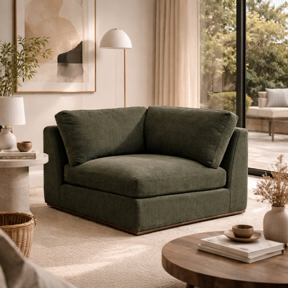 Modern European furniture - Minimalist Corner Chair - www.oroa.com | Oroa.com