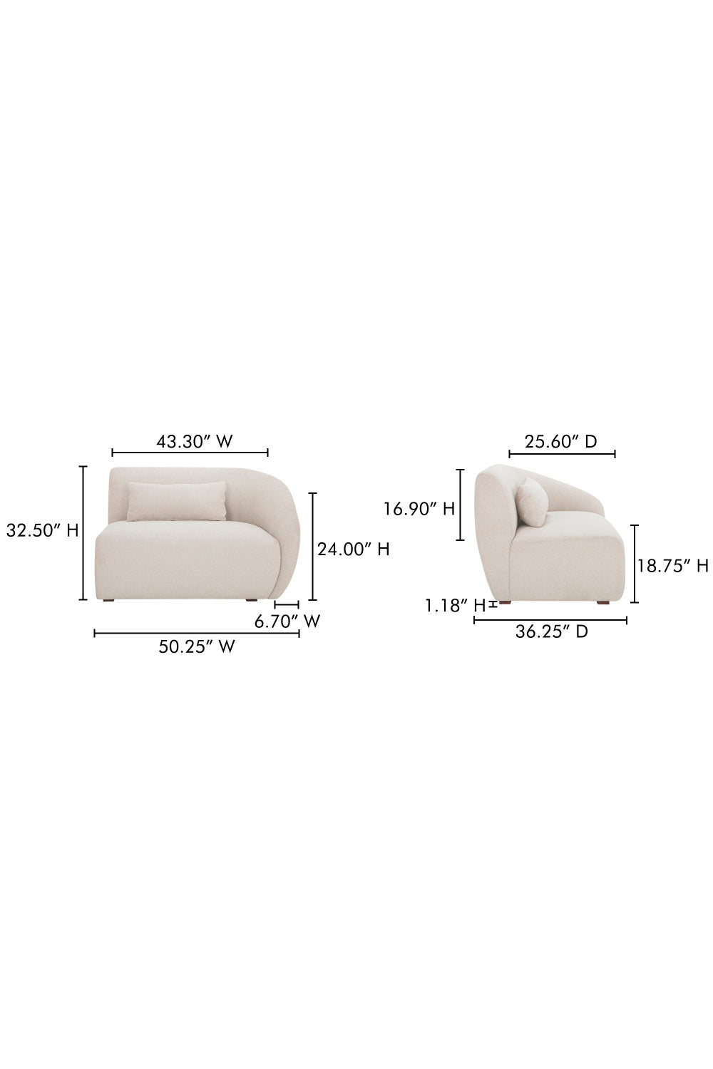 Modern European furniture - Classic Rectangular Ottoman - www.oroa.com