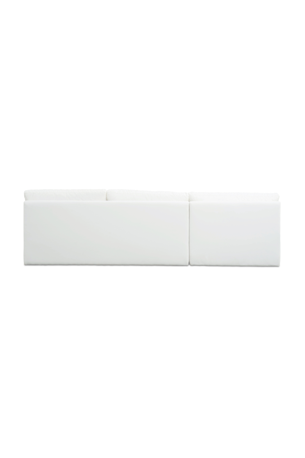 Modern European furniture - 2-Piece White Outdoor Modular Sofa - www.oroa.com