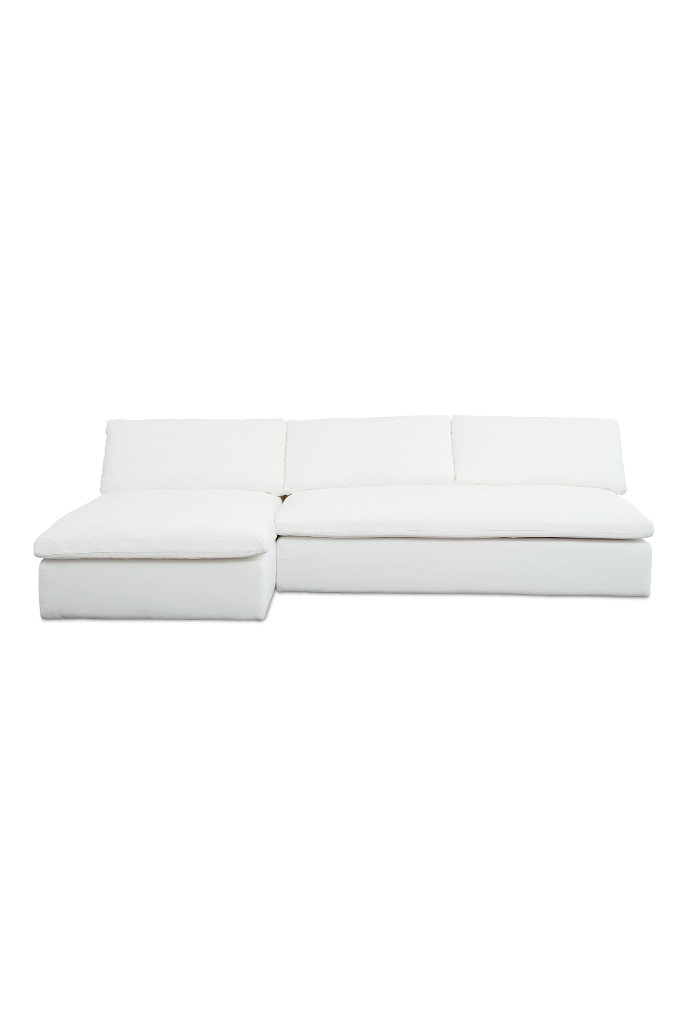 Modern European furniture - 2-Piece White Outdoor Modular Sofa - www.oroa.com