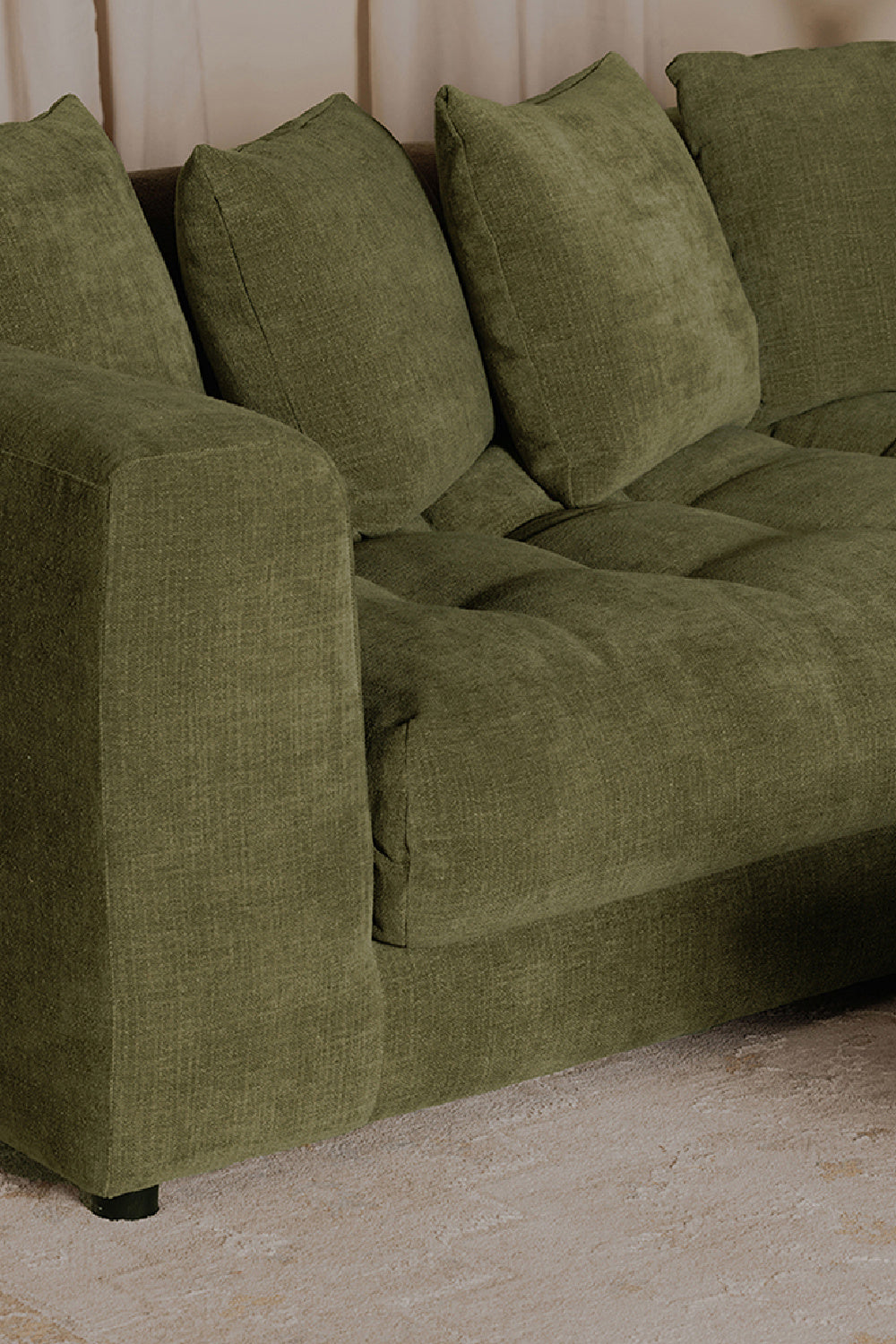 Modern European furniture - Tufted Cushion Sofa - www.oroa.com
