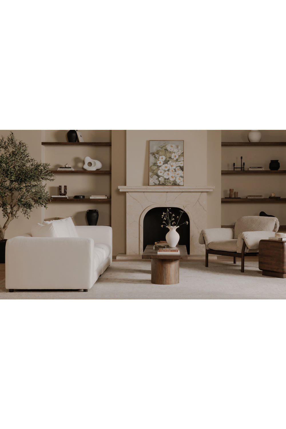 Modern European furniture - Tufted Cushion Sofa - www.oroa.com