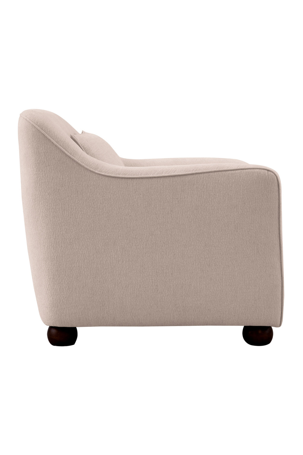 Modern European furniture - Cushioned Fabric Accent Chair - www.oroa.com