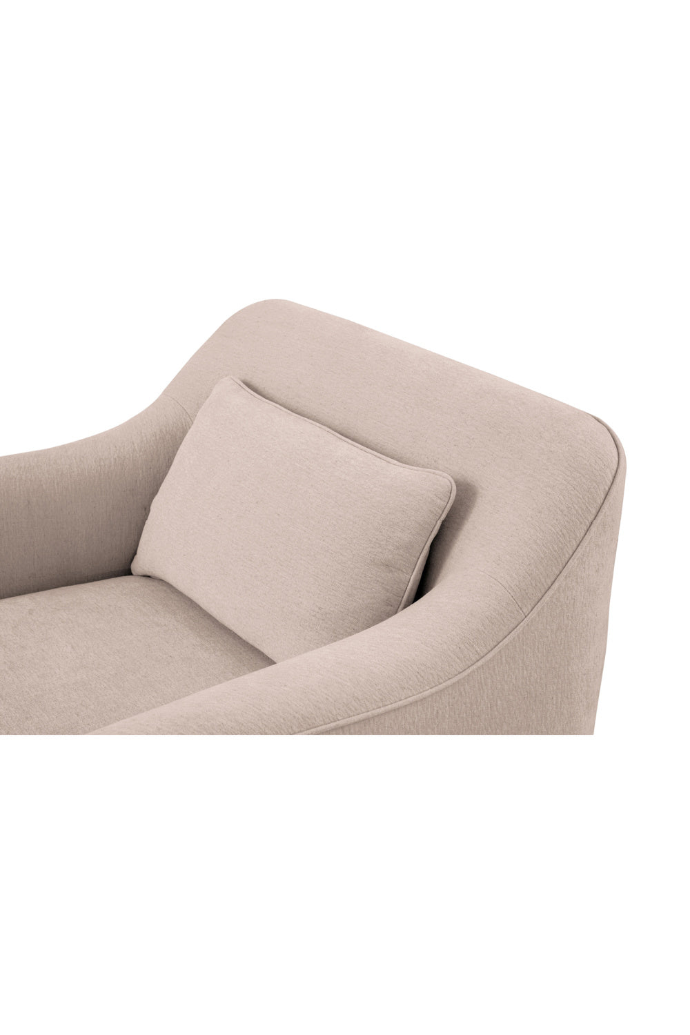 Modern European furniture - Cushioned Fabric Accent Chair - www.oroa.com