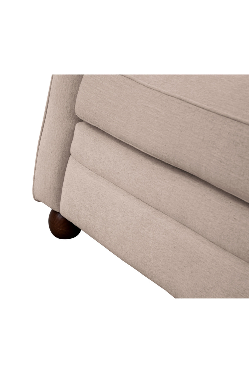Cushioned Fabric Accent Chair | Novi Living Amira | Oroa.com