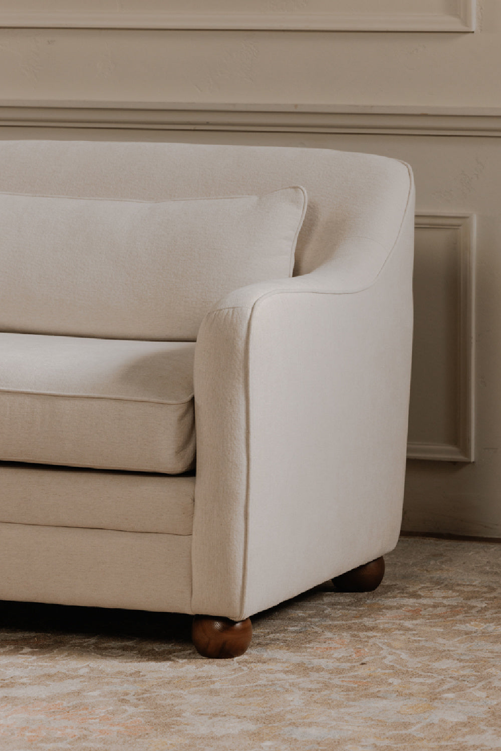 Modern European furniture - Cushioned Fabric Sofa - www.oroa.com