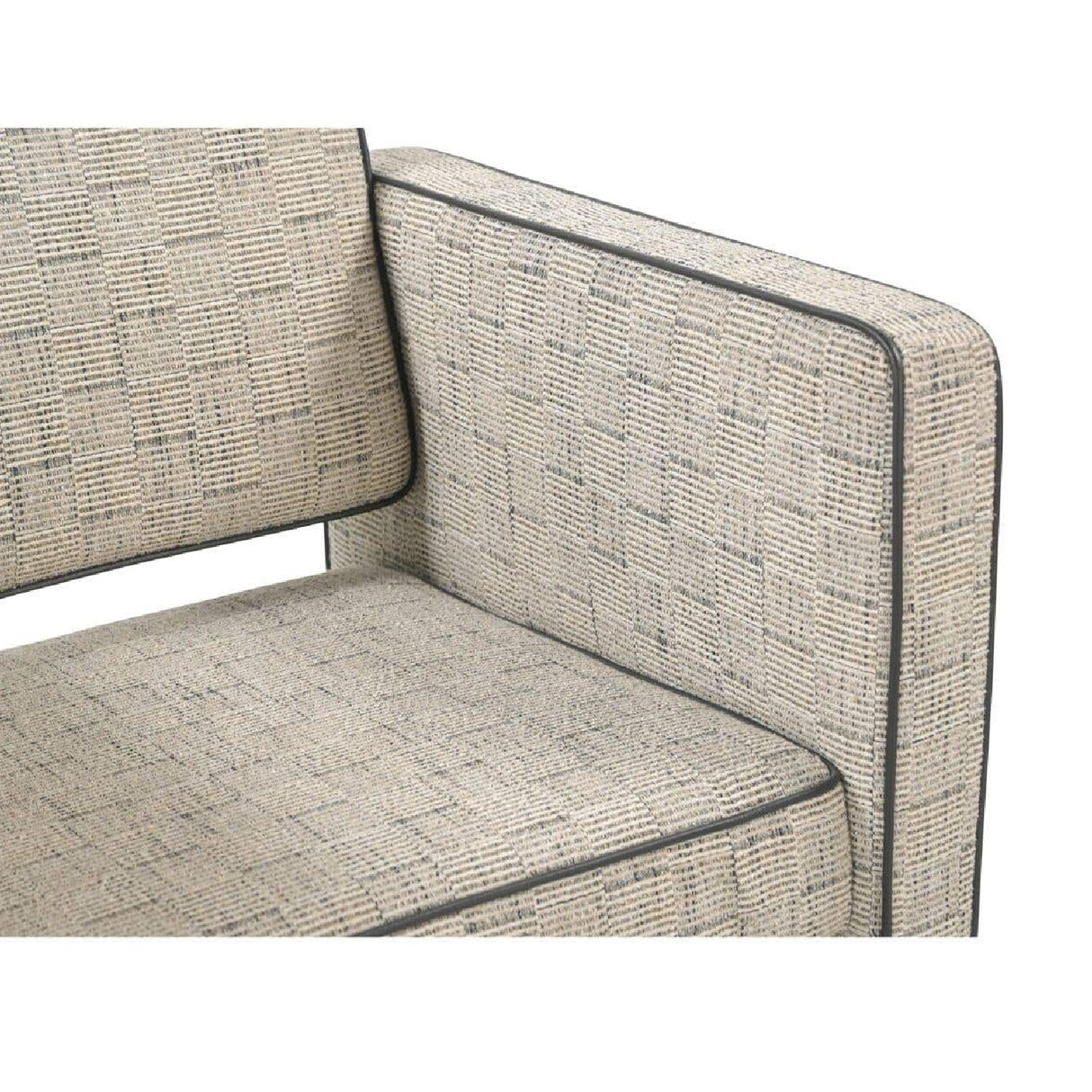 Modern or European furniture - Modern Piped Accent Chair - www.oroa.com