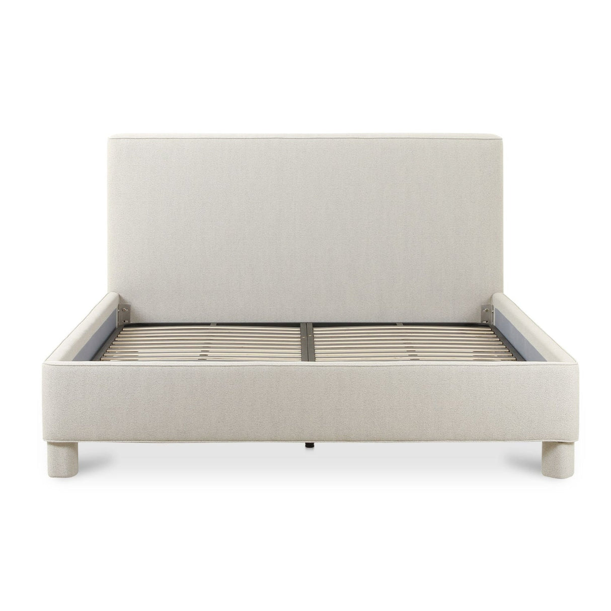 Modern European furniture - Gray Minimalist Bed - www.oroa.com