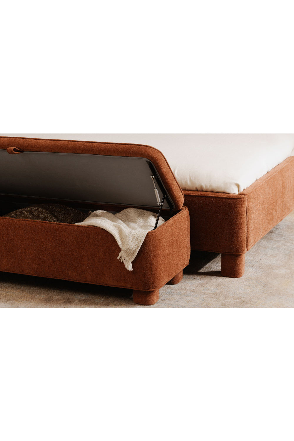 Modern European furniture - Upholstered Storage Bench - www.oroa.com