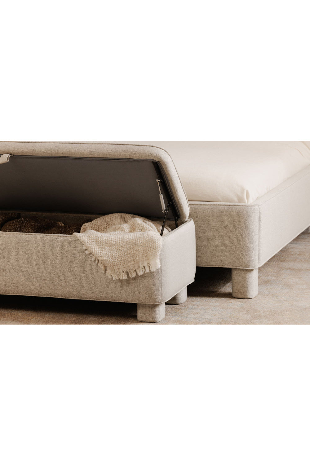 Modern European furniture - Upholstered Storage Bench - www.oroa.com