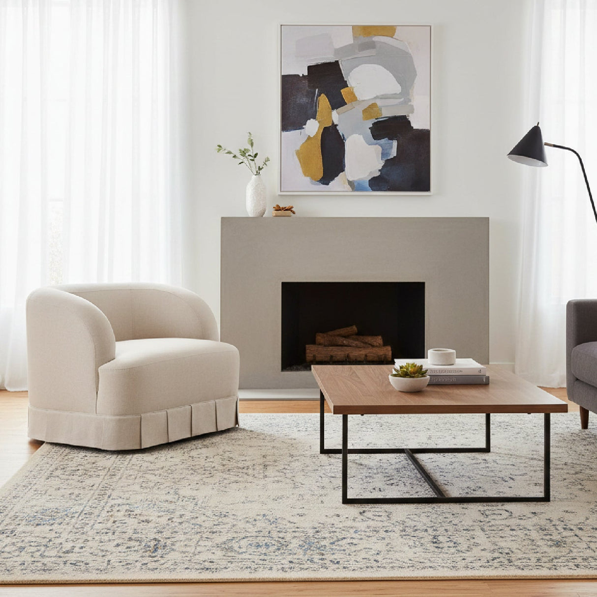 Modern European furniture - Pleated Swivel Chair - www.oroa.com