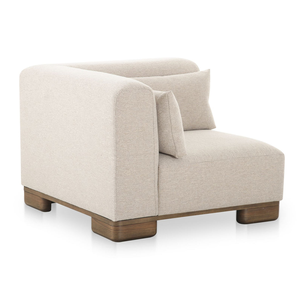 Modern European furniture - Beige Corner Chair - www.oroa.com