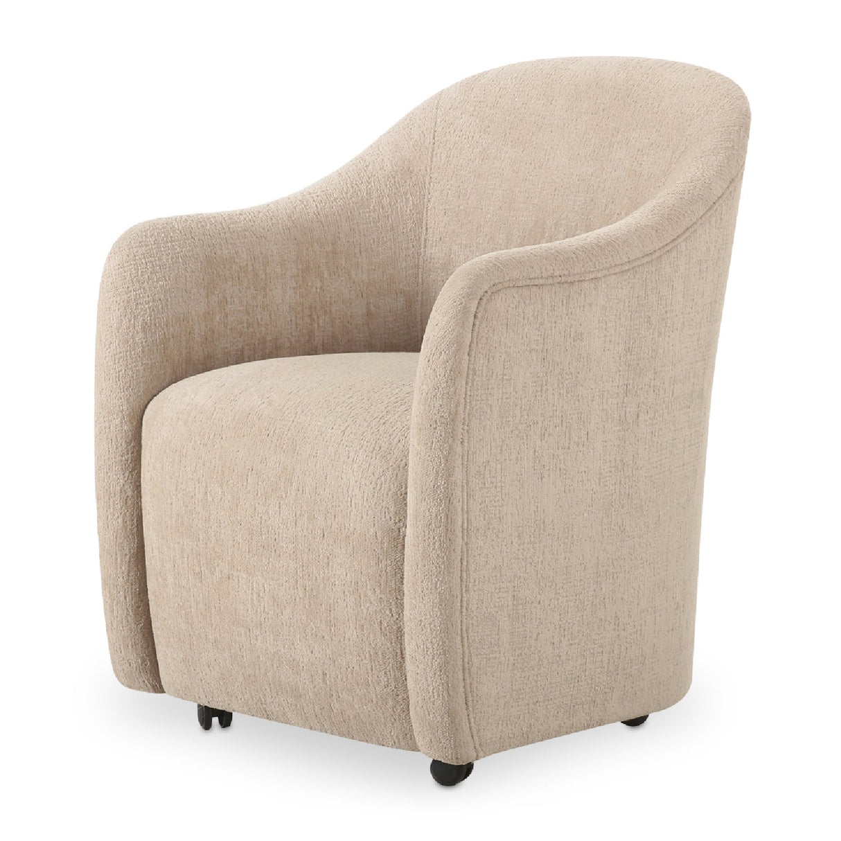 Modern European furniture - Barrel-Inspired Rolling Dining Chair - www.oroa.com