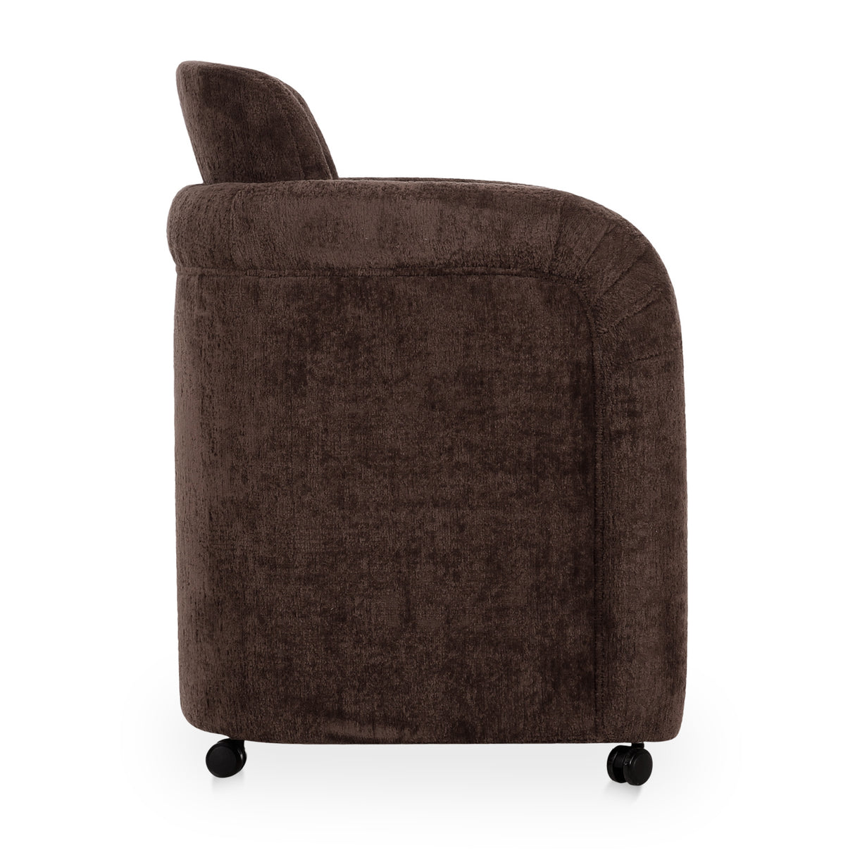 Modern European furniture - Curved Frame Rolling Dining Chair - www.oroa.com