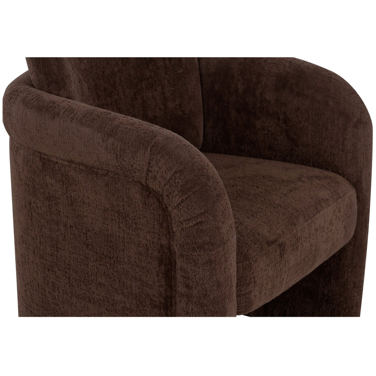 Modern European furniture - Curved Frame Rolling Dining Chair - www.oroa.com