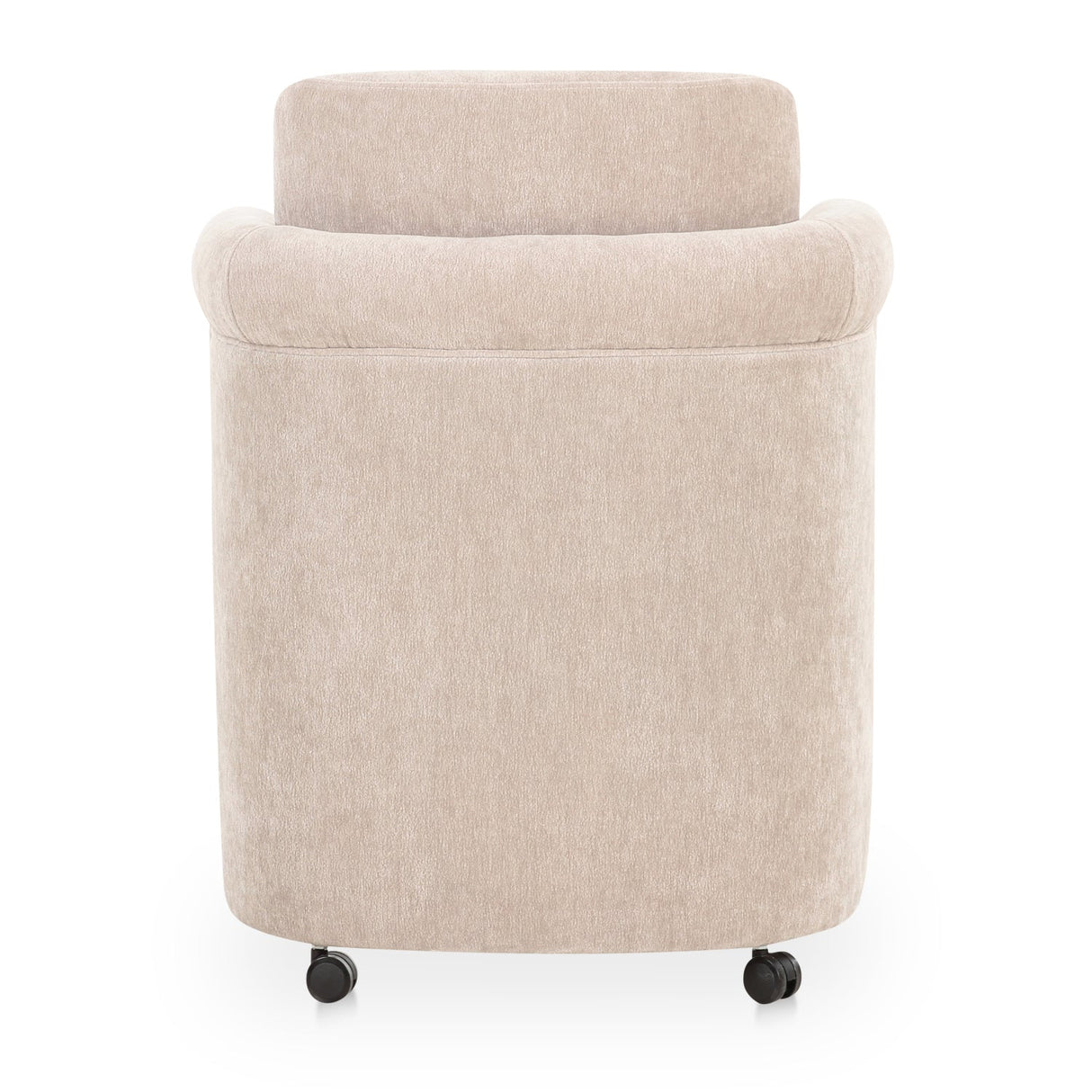 Modern European furniture - Curved Frame Rolling Dining Chair - www.oroa.com