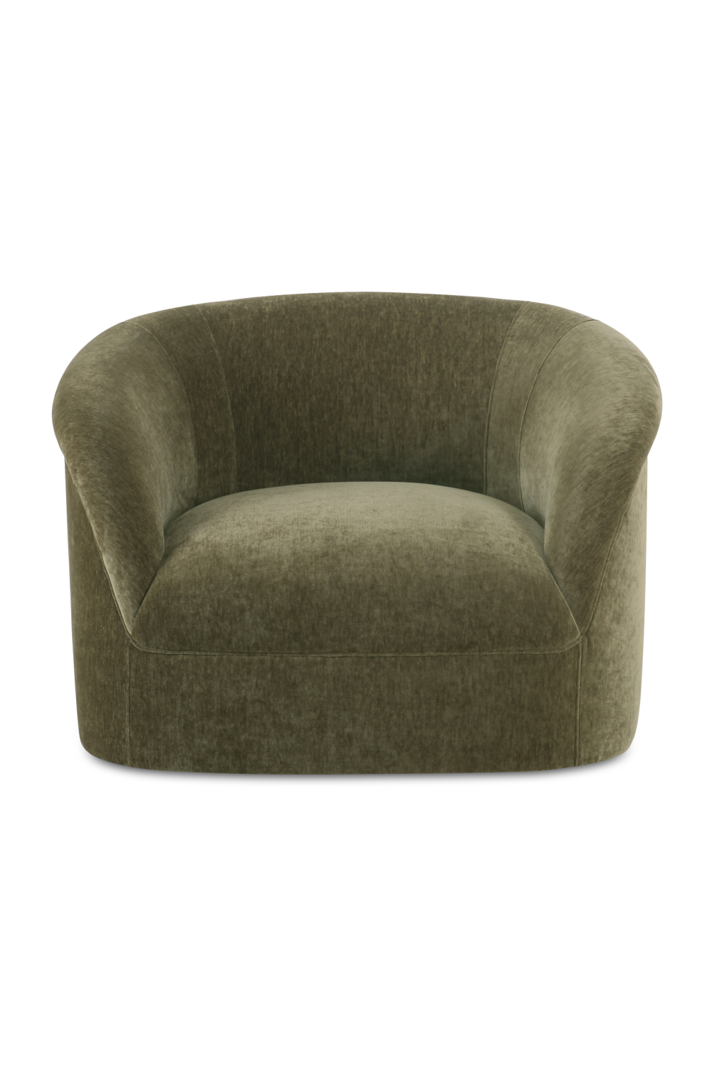 Modern European furniture - Velvet Rolled-Arm Lounge Chair - www.oroa.com