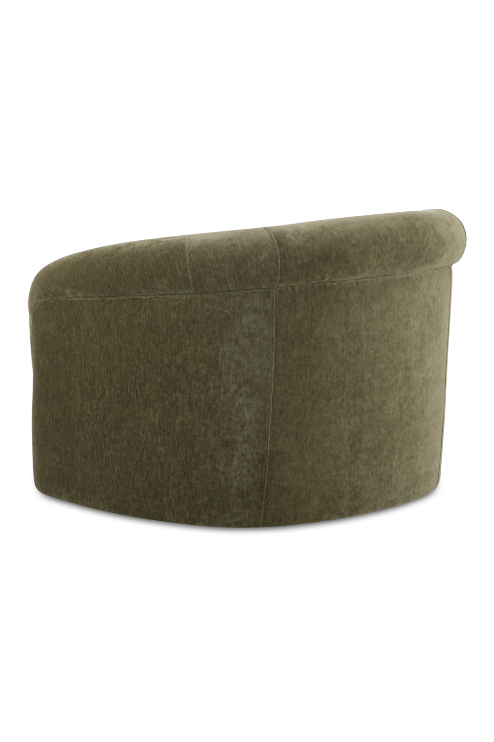 Velvet Rolled-Arm Lounge Chair | Novi Living Thora | Oroa.com