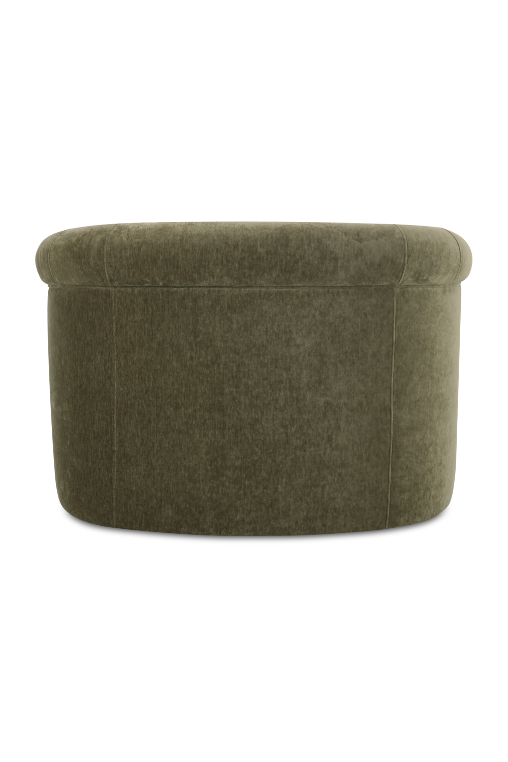 Modern European furniture - Velvet Rolled-Arm Lounge Chair - www.oroa.com