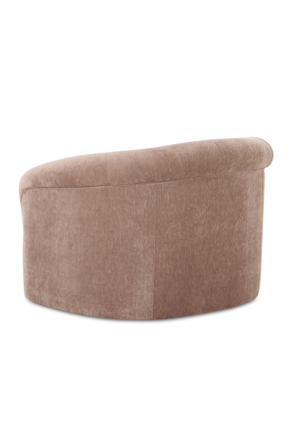 Modern European furniture - Velvet Rolled-Arm Lounge Chair - www.oroa.com
