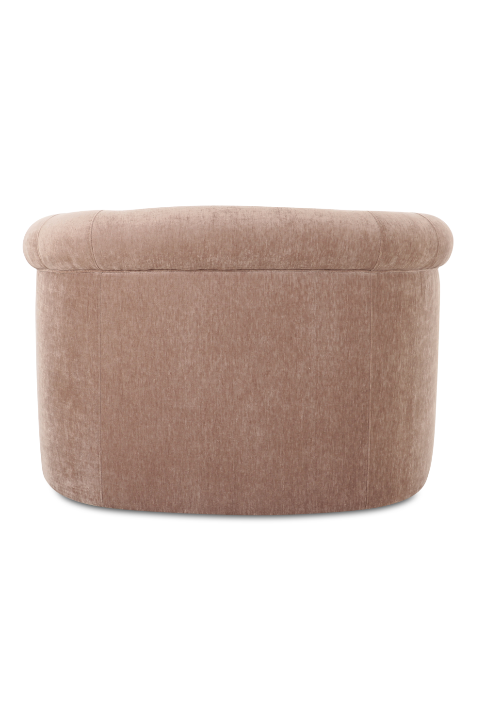 Velvet Rolled-Arm Lounge Chair | Novi Living Thora | Oroa.com