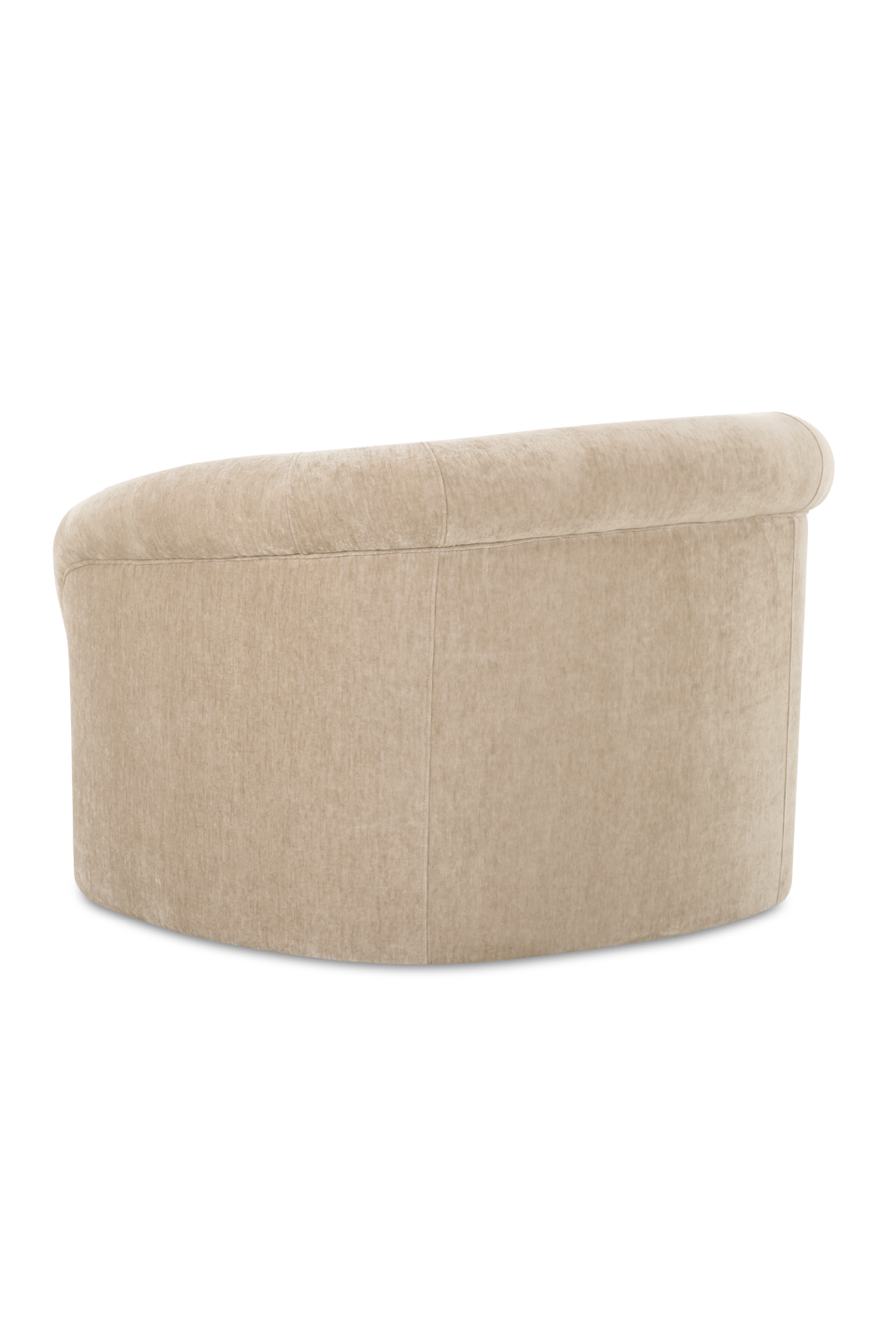 Modern European furniture - Velvet Rolled-Arm Lounge Chair - www.oroa.com