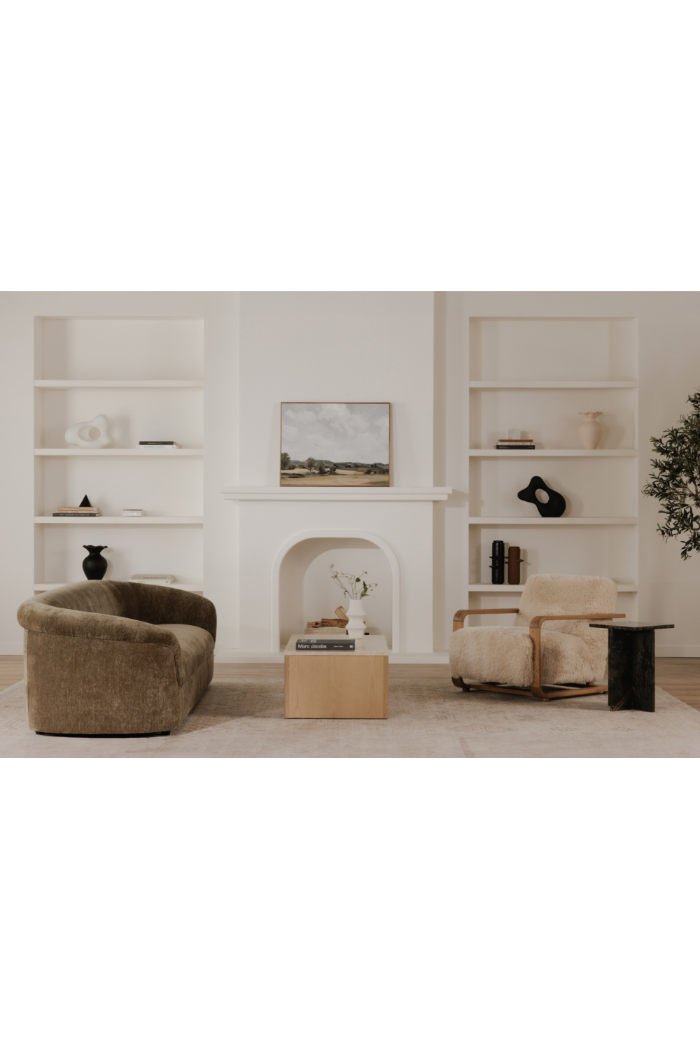 Textured Velvet Sofa | Novi Living Thora - www.oroa.com