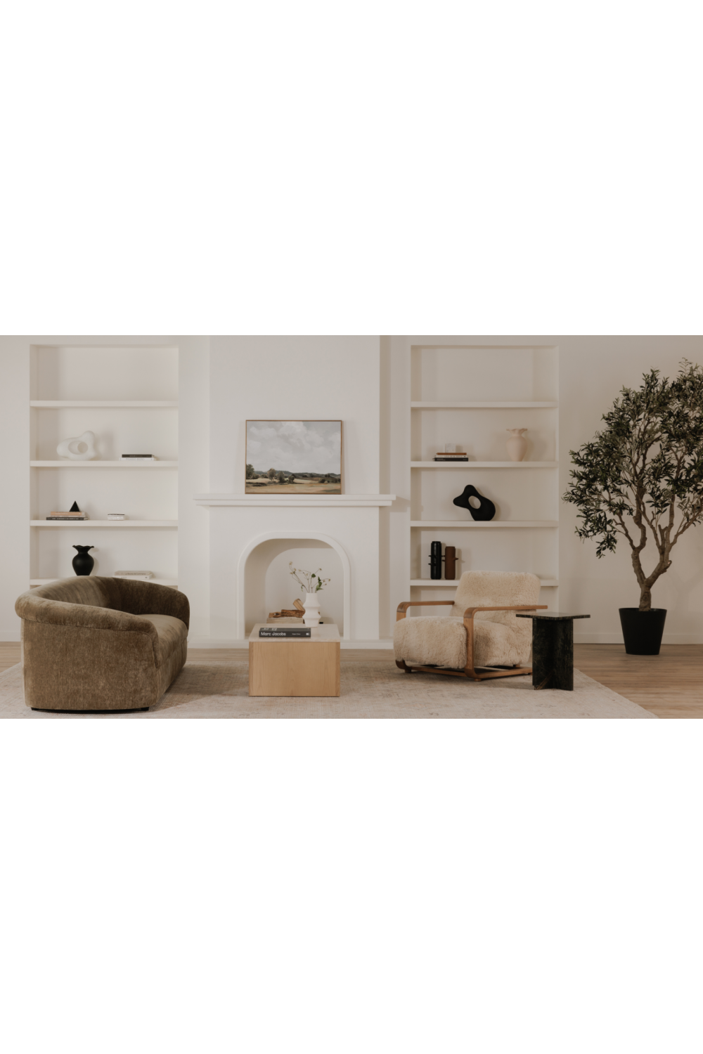 Textured Velvet Sofa | Novi Living Thora | Oroa.com