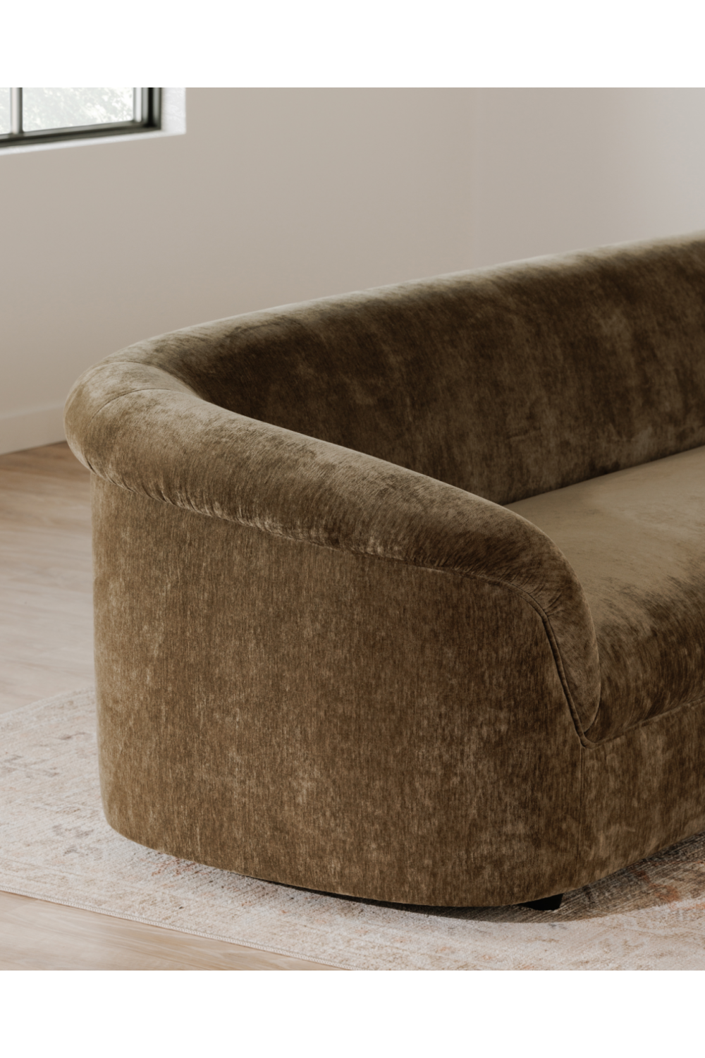 Textured Velvet Sofa | Novi Living Thora | Oroa.com